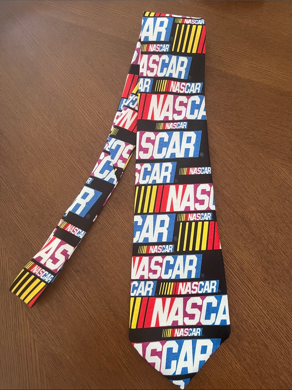 Nascar Ralph Marlin Graphic Novelty Tie